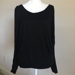 Long Sleeve Top with Exposed Shoulders/Arms